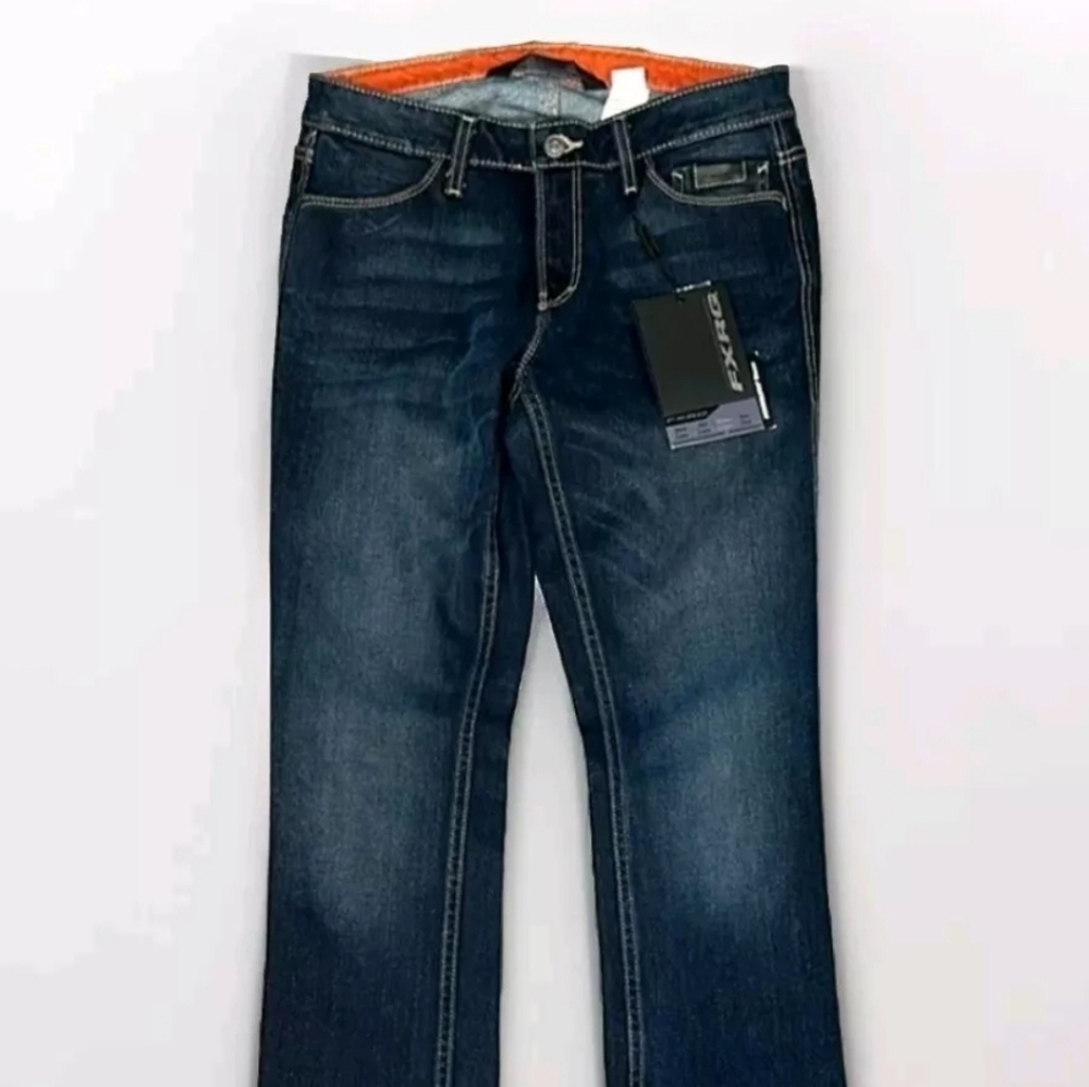 Harley Davidson FXRG Womens Outer Layer Jeans Size 30x32 Blue Armalith DenimNWT